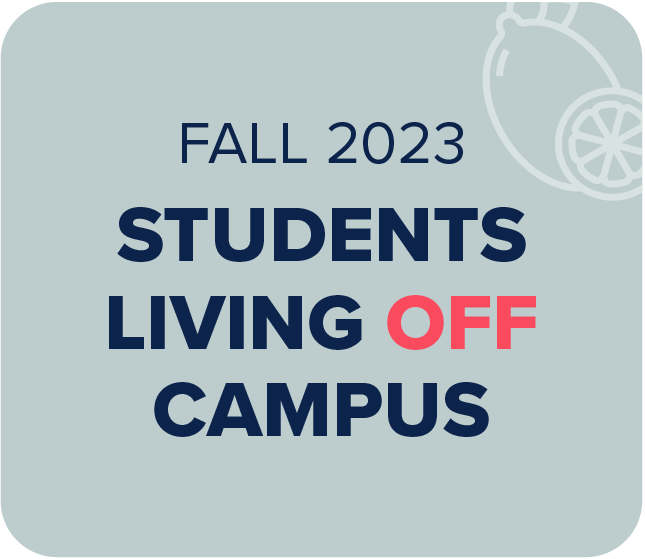 Students Living OFF Campus